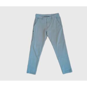 BYLT Pants Mens Medium Green Everyday 2.0 Chino Stretch Zip Pocket